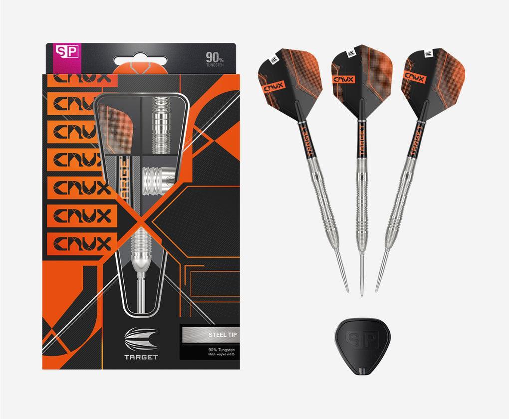 Target - Crux 03 Sp 90% - Sada Steel Šípok - Direct Darts - 2