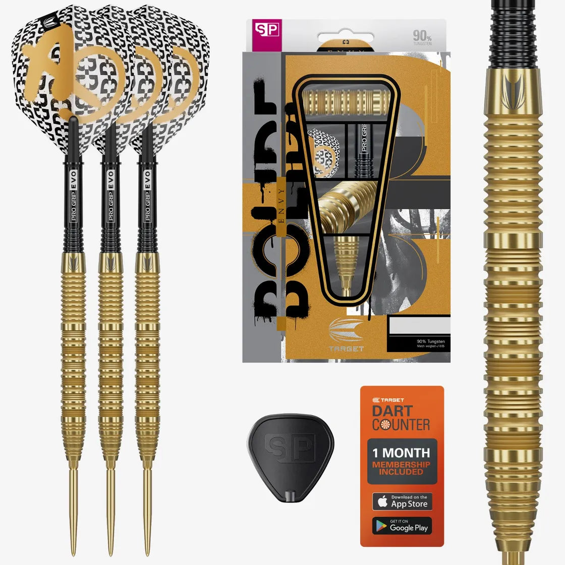 Target - Bolide Envy 01 - 90% - Steel Šípky - Direct Darts - 1