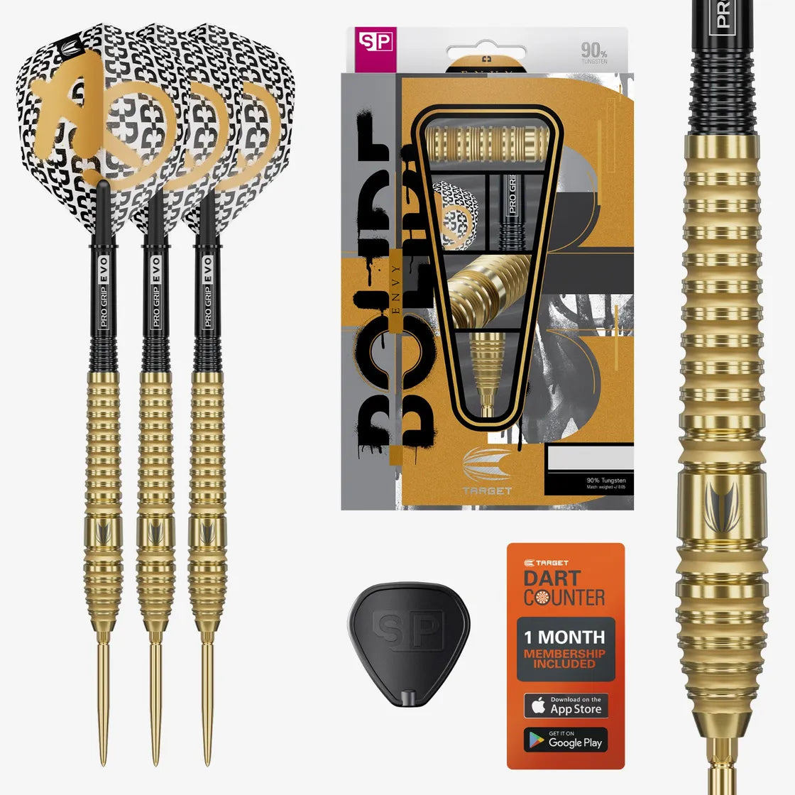 Target - Bolide Envy 03 - 90% - Steel Šípky - Direct Darts - 1