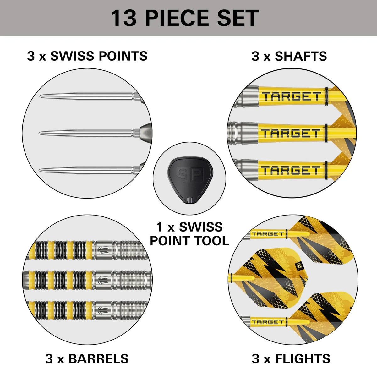 Target - Buzz Sp01 - 90%  - Steel Šipky - Direct Darts - 4