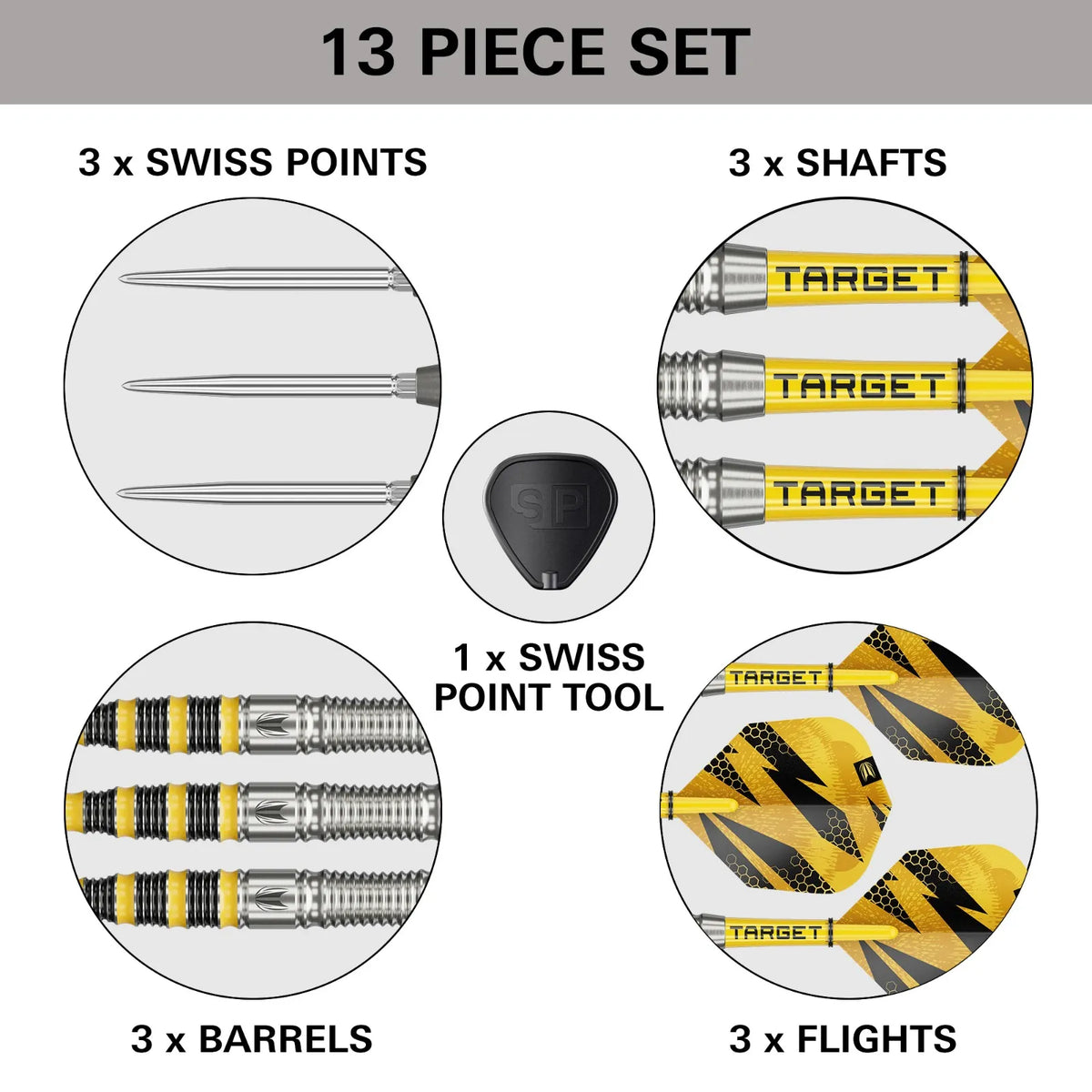 Target - Buzz Sp03 - 90%  - Steel Šipky - Direct Darts - 4