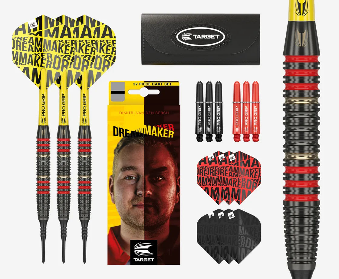 Target - Dimitri Van Den Bergh - Brass - Soft Šípky - Direct Darts - 1