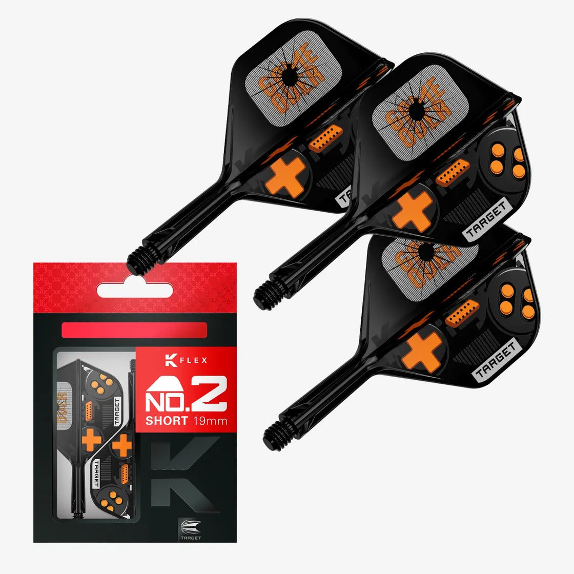 Target - K-Flex - Game Over - No2 - Jednodielny Násadka/Letky Na Šípky - Direct Darts - 1