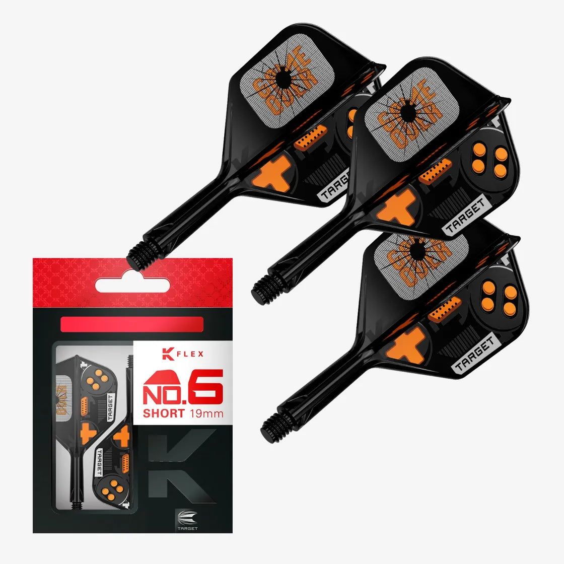 Target - K-Flex - Game Over - No6 - Jednodielny Násadka/Letky Na Šípky - Direct Darts - 1
