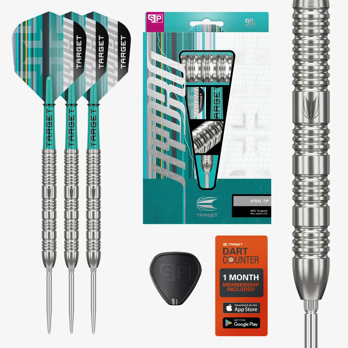 Target - Hydro 02 - 90% - Steel Šípky - Direct Darts - 1