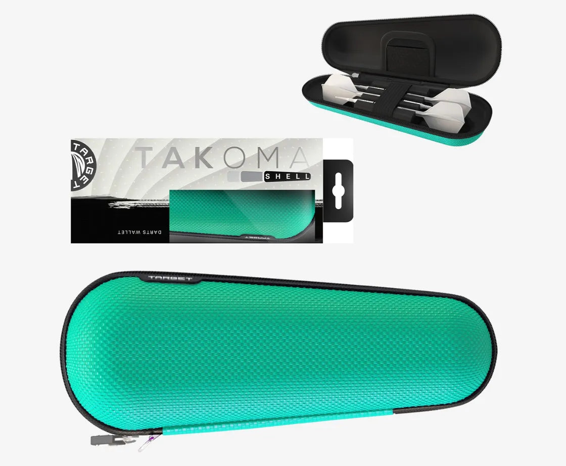 Target Japan - Takoma - Shell - Tyrkysové - Puzdro Na Šípky - Direct Darts - 1