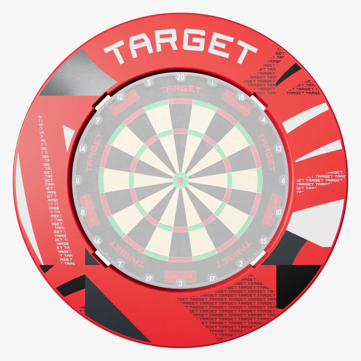 Target - Red Patterned Notched - Ochrana K Terčom - Direct Darts - 1