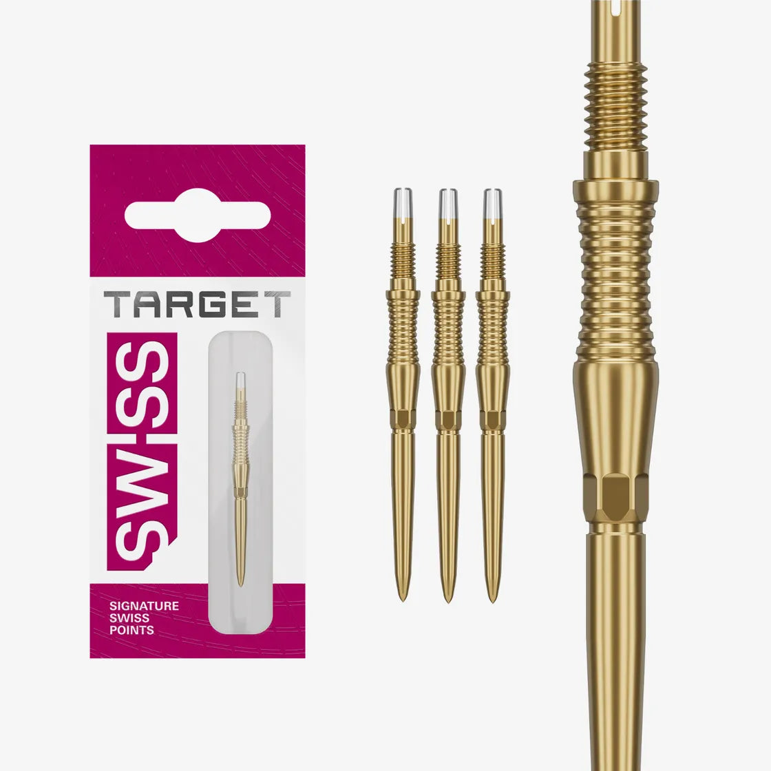 Target - Signature Swiss Point Rst - Zlatý - Hroty Na Šípky - Direct Darts - 1