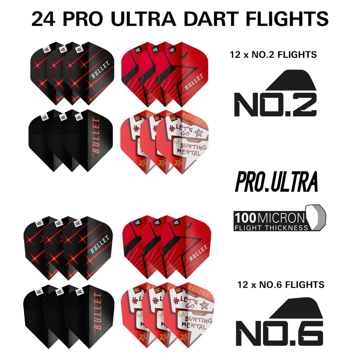 Target - Stephen Bunting 100 Pc Brass  - Steel Šipky - Direct Darts - 3