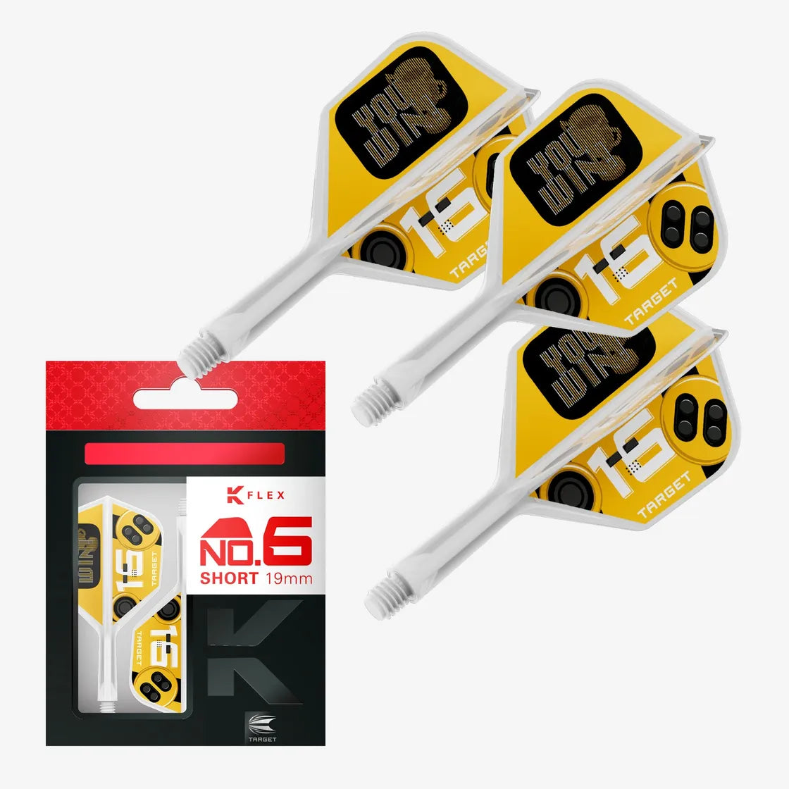 Target - K-Flex - You Win - No6 - Jednodielny Násadka/Letky Na Šípky - Direct Darts - 1
