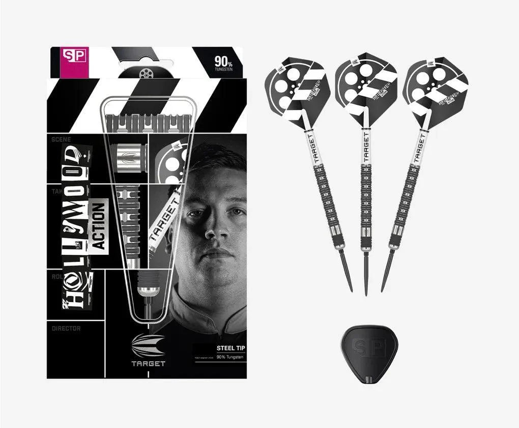 Target - Hollywood Action Sp 90% - Sada Steel Šípok - Direct Darts - 2