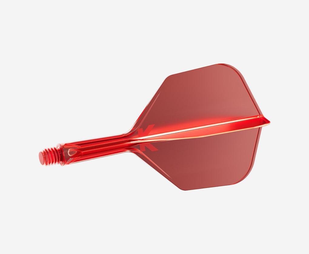 Target - K-Flex - No6 - Červená - Jednodielny Násadka/Letky Na Šípky - Direct Darts - 1