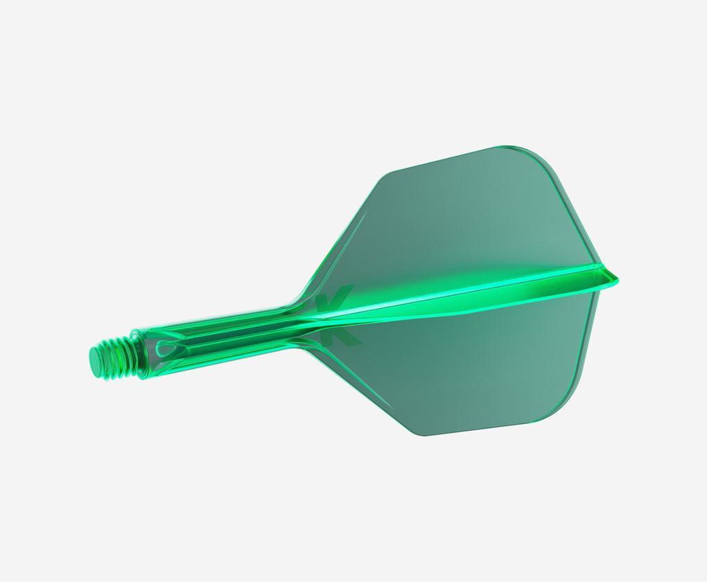 Target - K-Flex - No6 - Zelená - Jednodielny Násadka/Letky Na Šípky - Direct Darts - 1