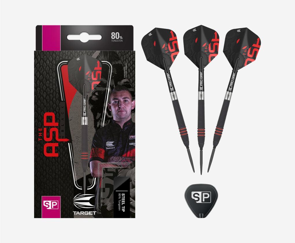 Target - Nathan Aspinall 80% Čierna Sp - Sada Šípok Na Šípky - Direct Darts - 2