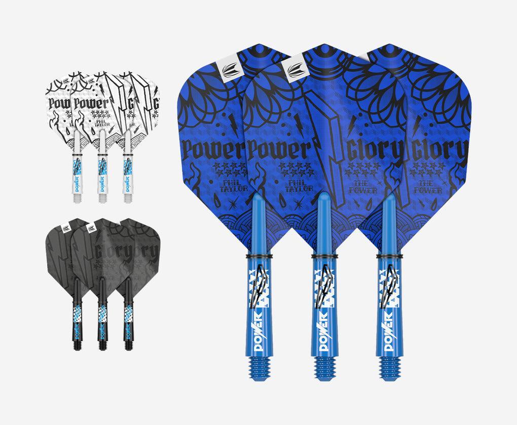 Target - Power Ink - Sada Násadka/Letiek - No6 - 3 Sady (9Ks) Sada Násadka/Letiek Na Šípky - Direct Darts - 1