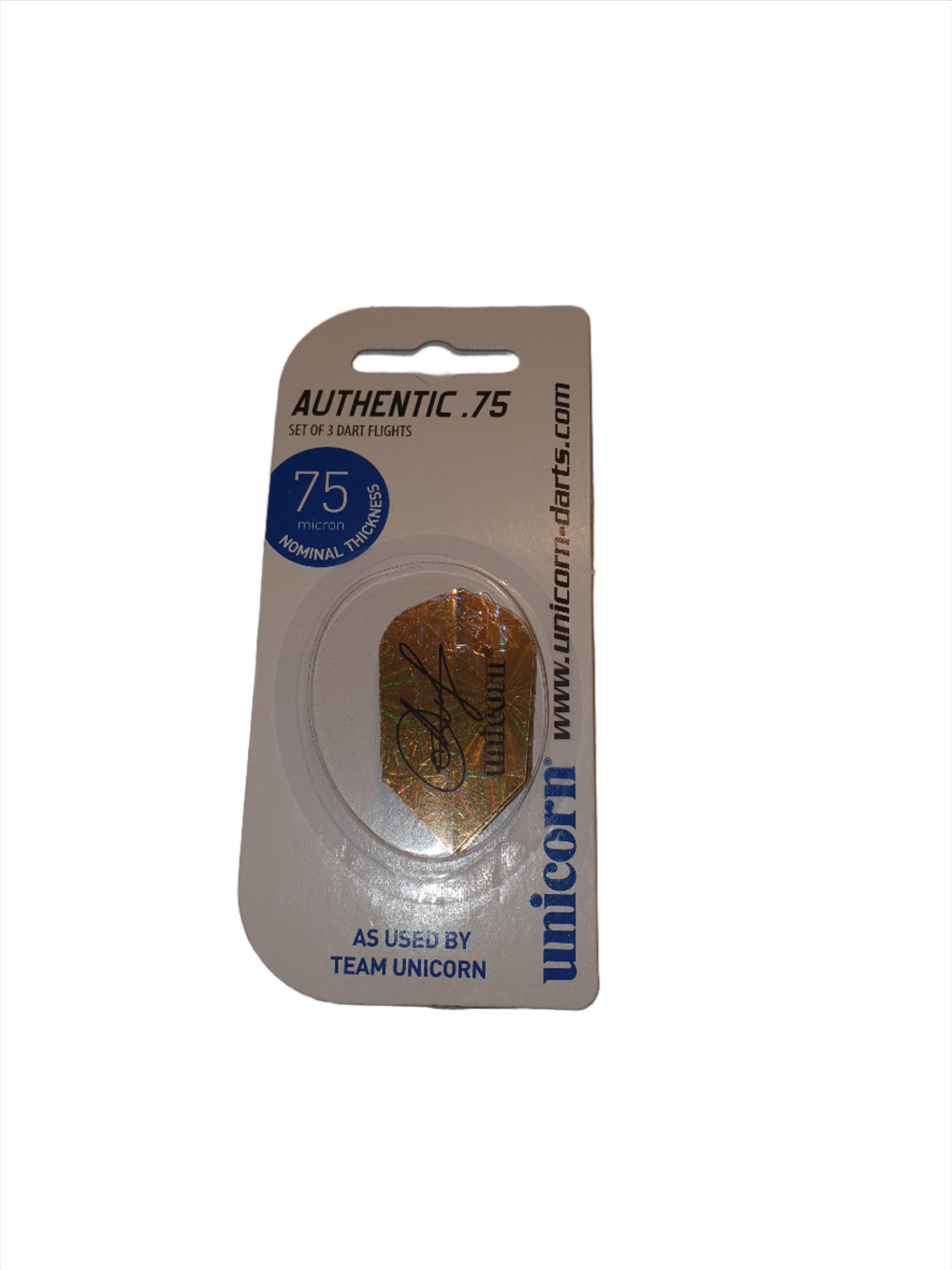 Unicorn - Authentic - Ana Dob - Gold - Slim - 75 Mikrón - Letky Na Šípky - Direct Darts - 1
