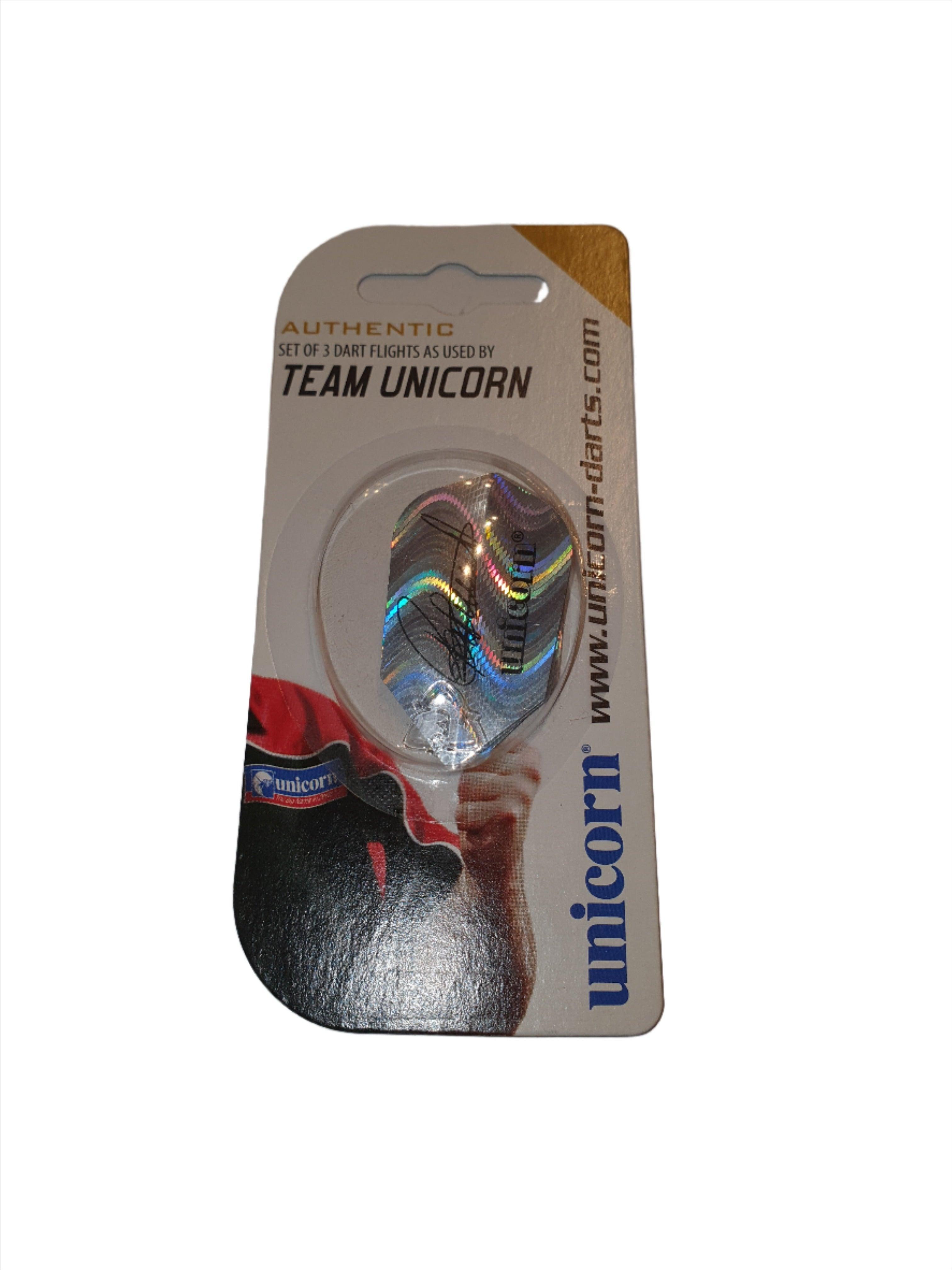 Unicorn - Authentic - Rvb - Silver - Slim - 75 Mikrón - Letky Na Šípky - Direct Darts - 1