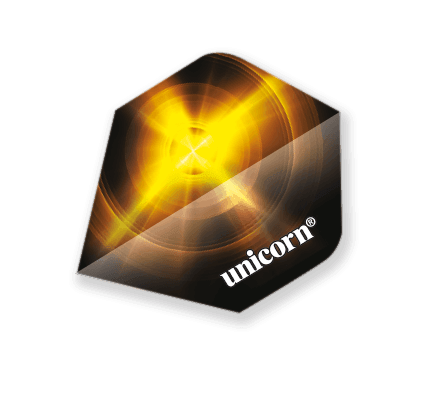Unicorn - Core Plus Čierna Brass - 75 Mikrón - Letky Na Šípky - Direct Darts - 1