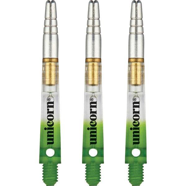 Unicorn - Gripper 360 2 Tone Zelená - Násadka Na Šípky - Direct Darts - 1