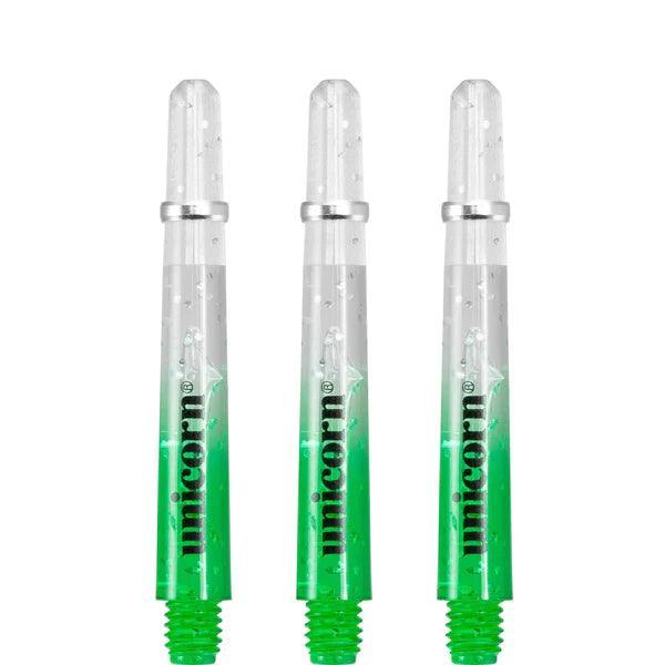 Unicorn - Gripper 4 Elememts 2 Tone Zelená/Priehľadná - Násadka Na Šípky - Direct Darts - 3