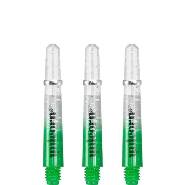 Unicorn - Gripper 4 Elememts 2 Tone Zelená/Priehľadná - Násadka Na Šípky - Direct Darts - 4