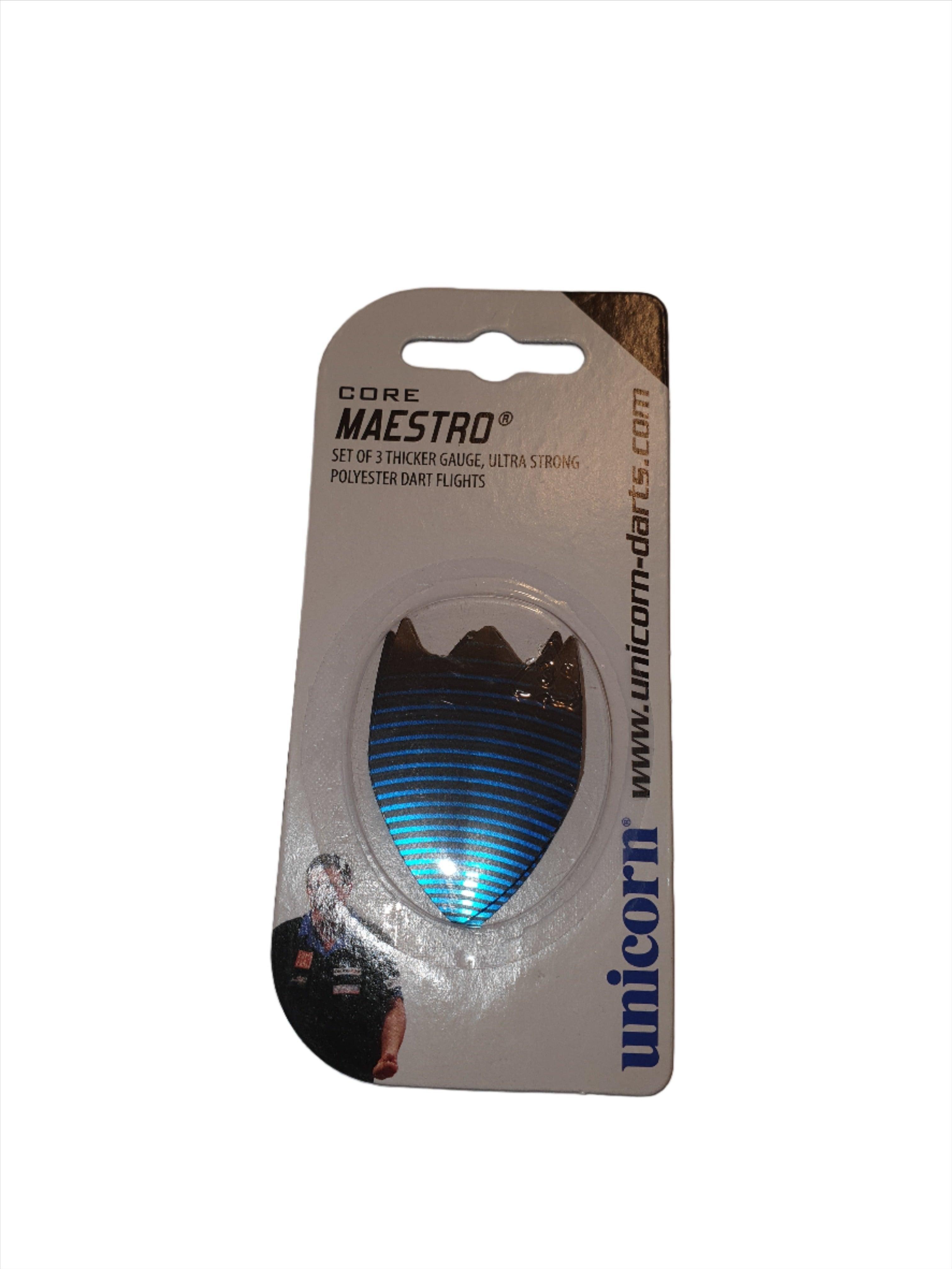 Unicorn - Maestro - Machina - Blue - Fin - 100 Mikrón - Letky Na Šípky - Direct Darts - 1