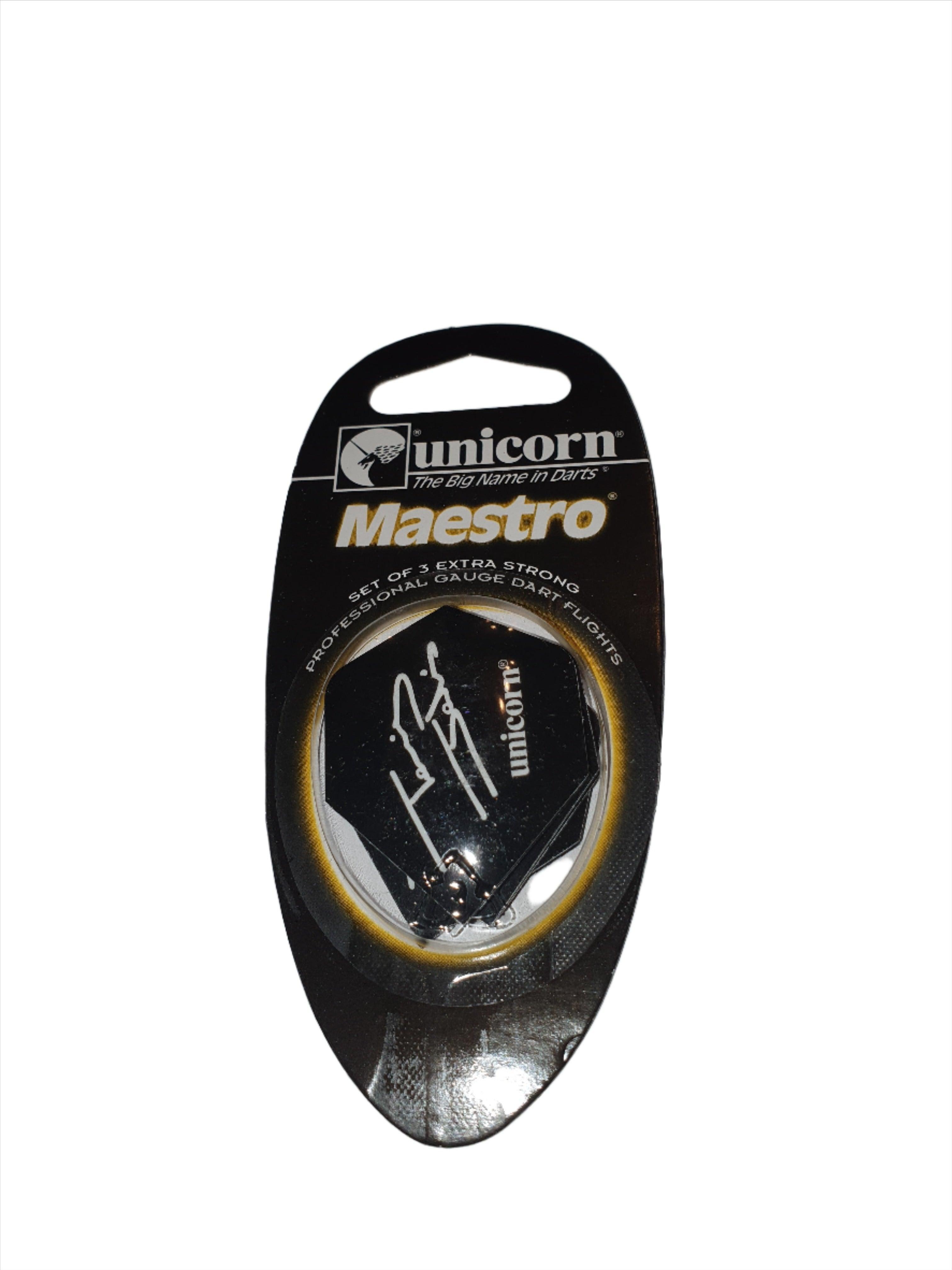 Unicorn - Maestro - Terry Jenkins - Black - Plus - 100 Mikrón - Letky Na Šípky - Direct Darts - 1