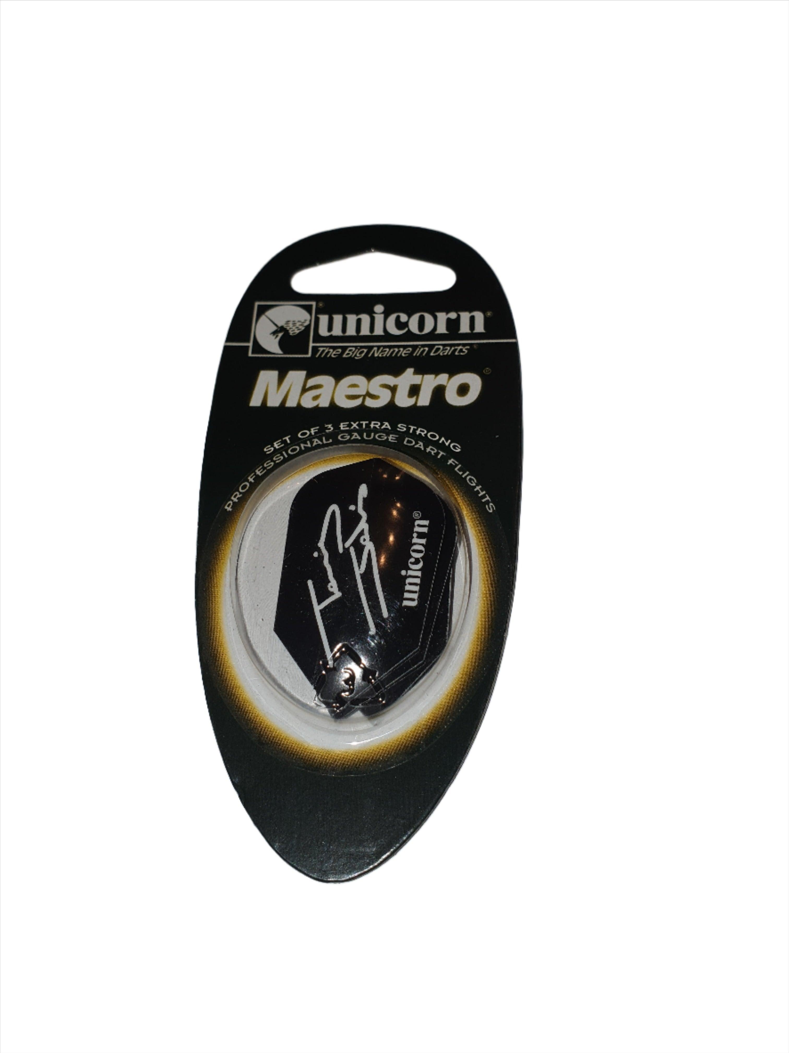 Unicorn - Maestro - Terry Jenkins - Black - Slim - 100 Mikrón - Letky Na Šípky - Direct Darts - 1
