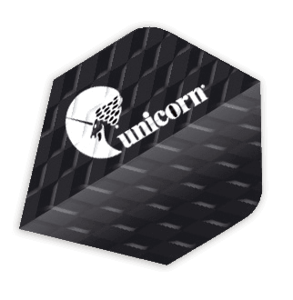 Unicorn - Q Plus Q2 Čierna - 100 Mikrón - Letky Na Šípky - Direct Darts - 1