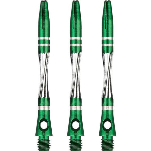 Unicorn - Twist Hliník Zelená- Násadka Na Šípky - Direct Darts - 1