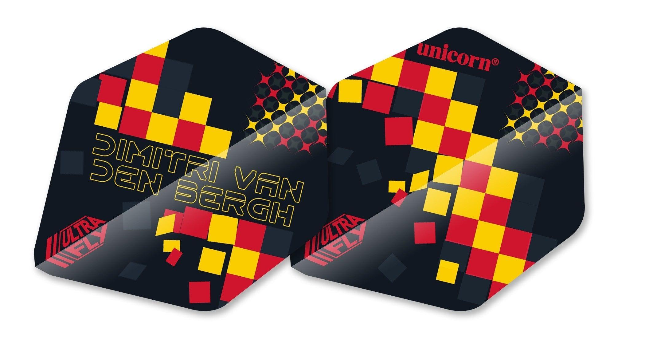 Unicorn - Ultrafly Dimitri Van Den Bergh - 75 Mikrón - Letky Na Šípky - Direct Darts - 1