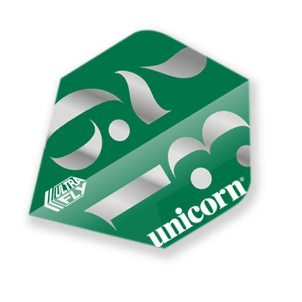Unicorn - Ultrafly - Origins - Green - Big Wing - 100 Mikrón - Letky Na Šípky - Direct Darts - 1