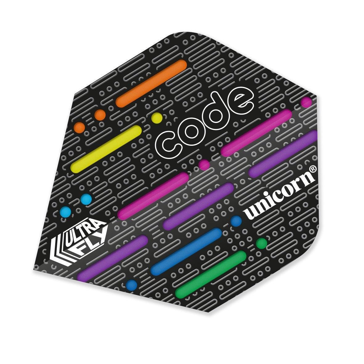 Unicorn - Ultrafly Plus Code Dna - 100 Mikrón - Letky Na Šípky - Direct Darts - 1