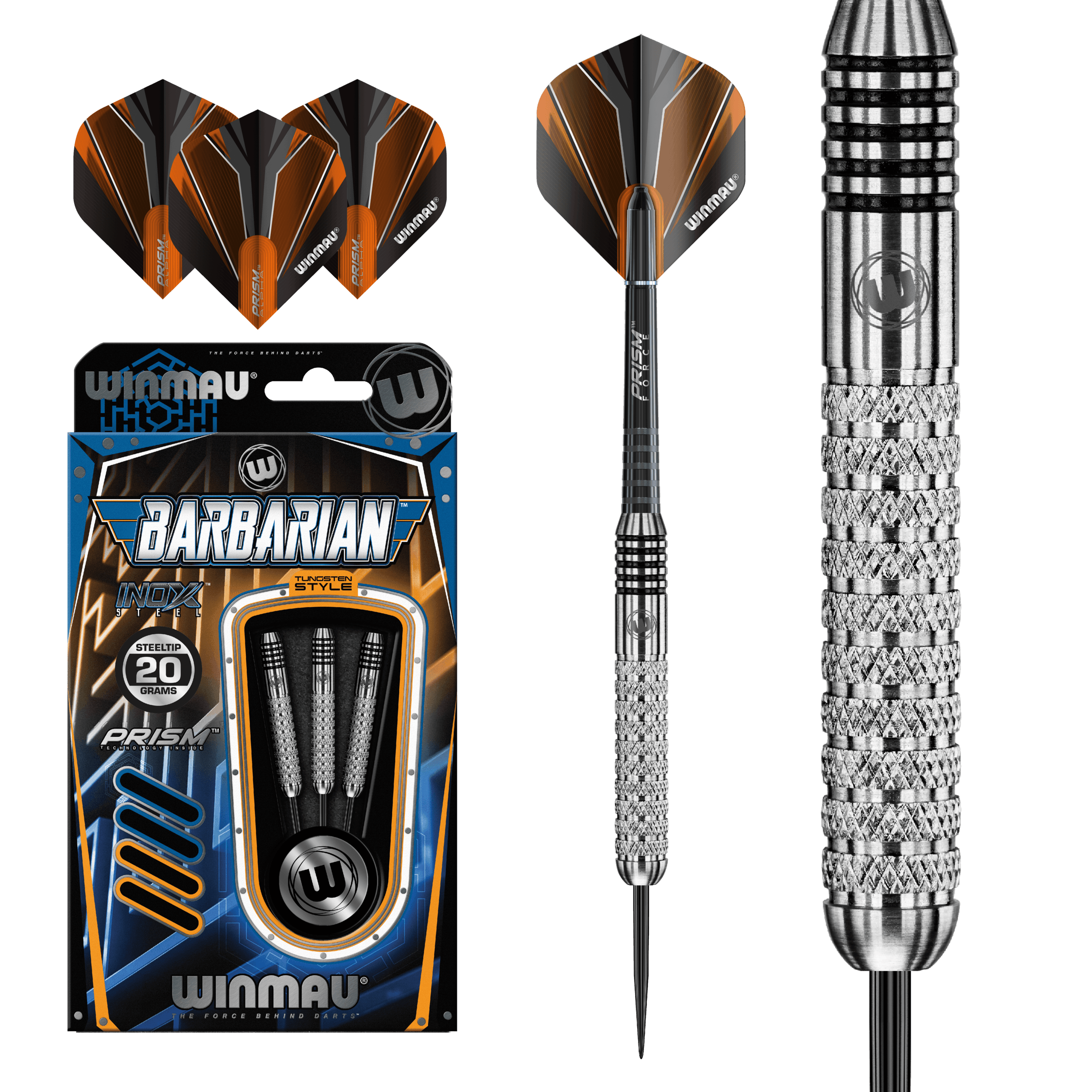 Winmau - Barbarian Nerezová Oceľ - Sada Steel Šípok - Direct Darts - 2