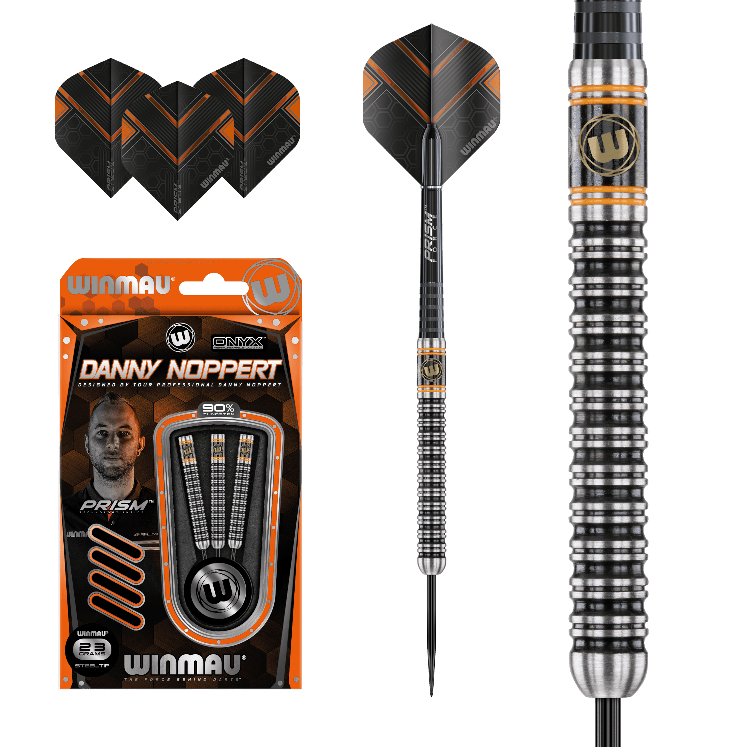 Winmau - Danny Noppert 90% - Sada Steel Šípok - Direct Darts - 2