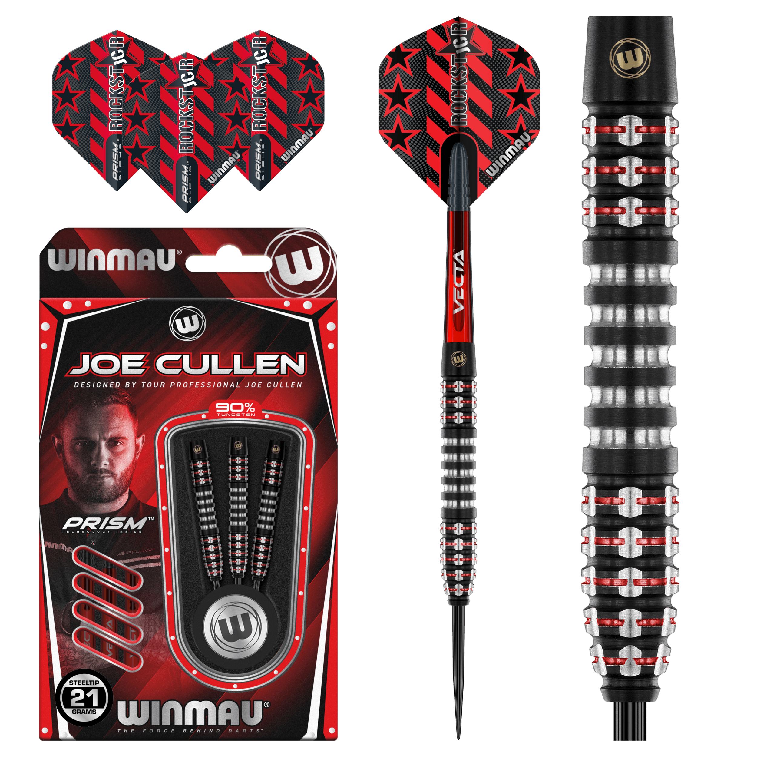 Winmau - Joe Cullen Ignition Series 90% - Sada Steel Šípok - Direct Darts - 2