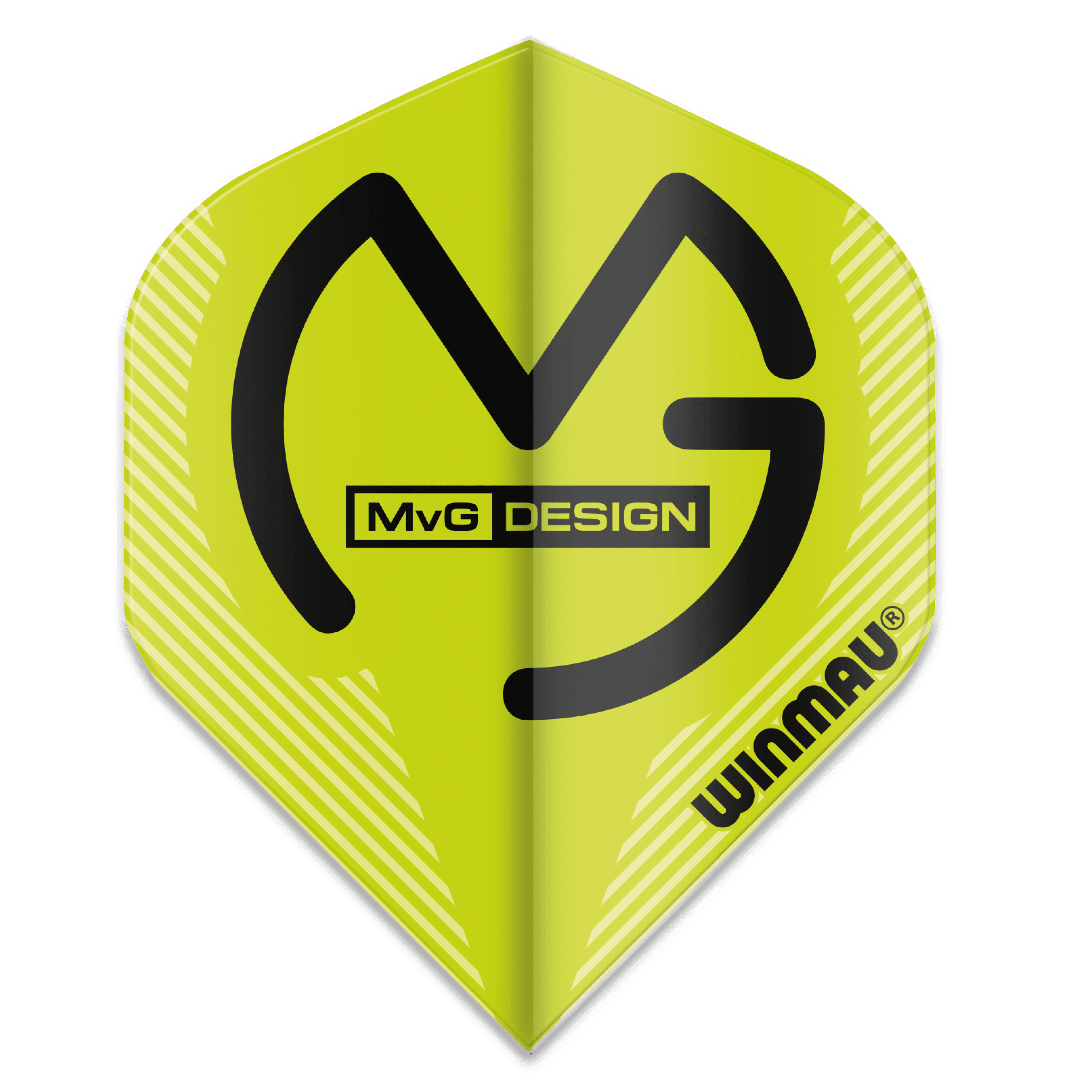 Winmau - Mega Standard Mvg Zelená - 75 Micron - Letky Na Šípky - Direct Darts - 1