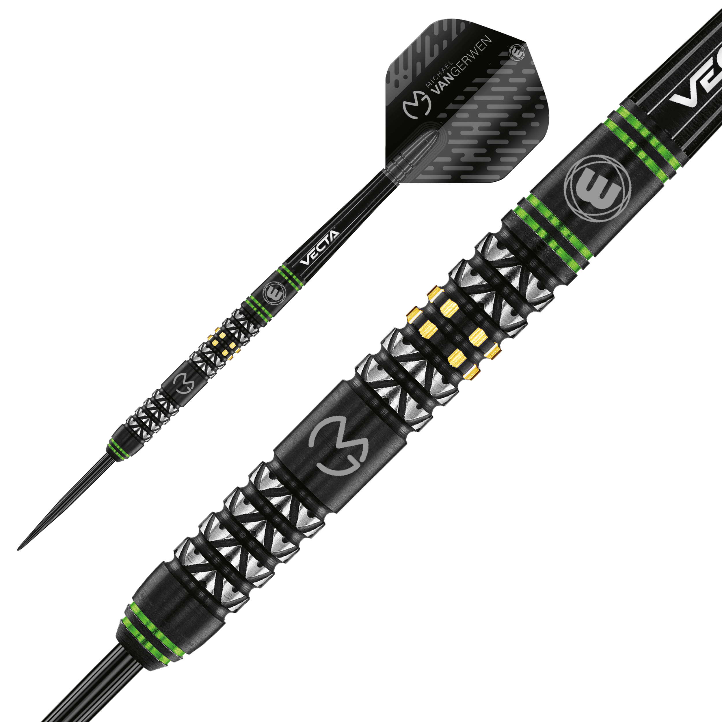 Winmau - Mvg Vantage 90% - Sada Steel Šípok - Direct Darts - 1