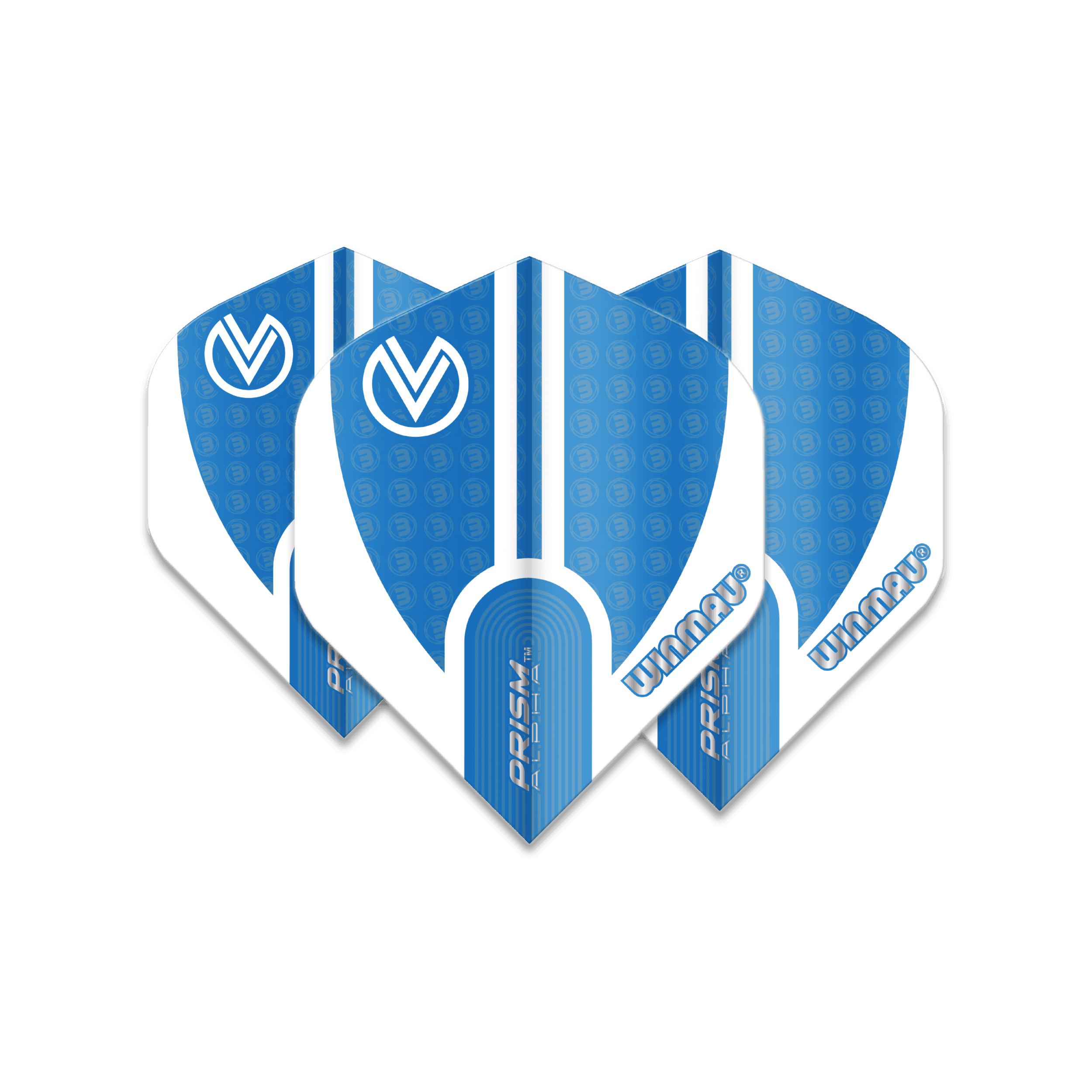 Winmau - Prism Alpha Vincent Modrá & Biela Standard - 100 Mikrón - Letky Na Šípky - Direct Darts - 1