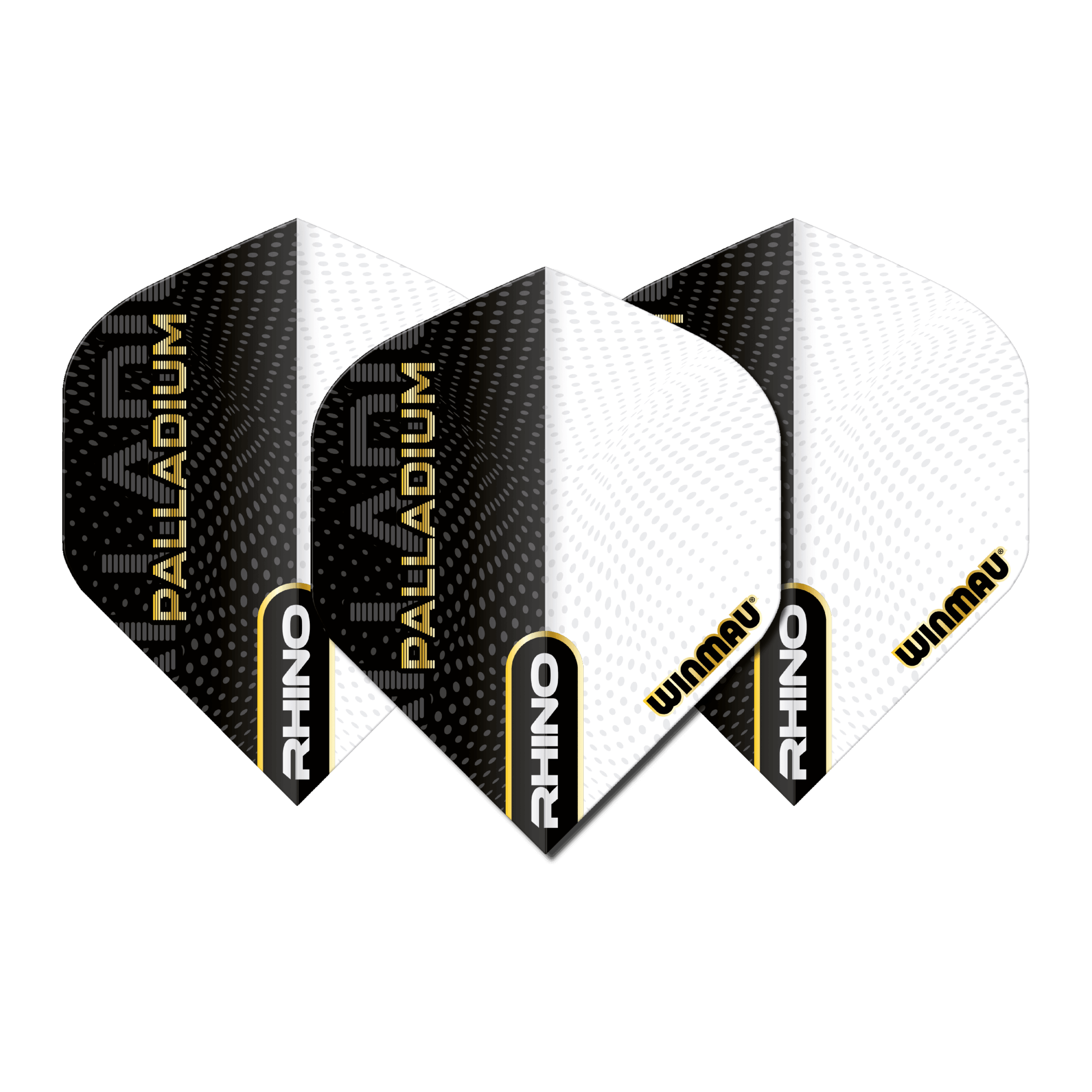 Winmau - Rhino Biela & Čierna - 100 Mikrón - Letky Na Šípky - Direct Darts - 1