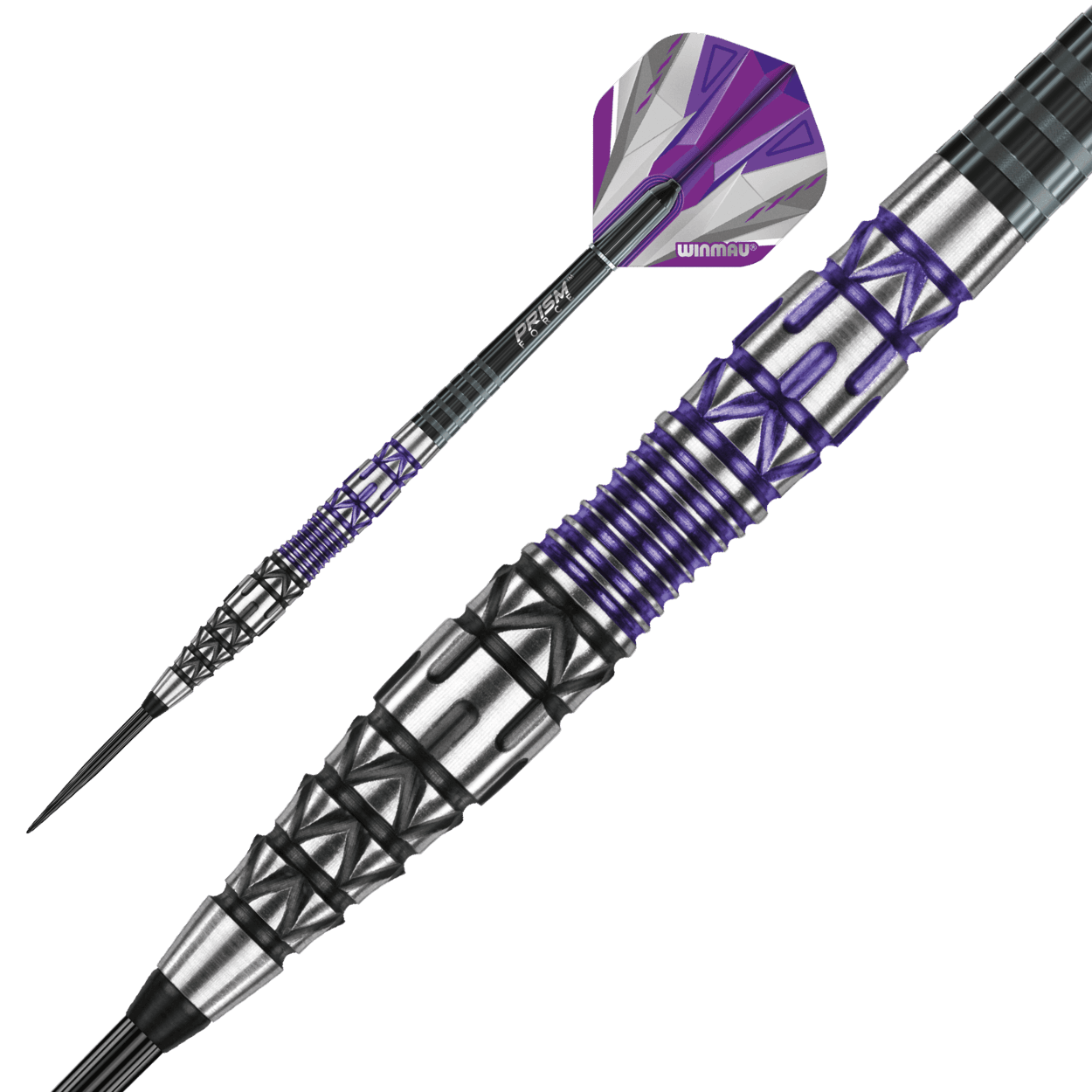Winmau - Simon Whitlock Čierna/Fialová 90% - Sada Steel Šípok - Direct Darts - 1