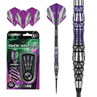 Winmau - Simon Whitlock Čierna/Fialová 90% - Sada Steel Šípok - Direct Darts - 2