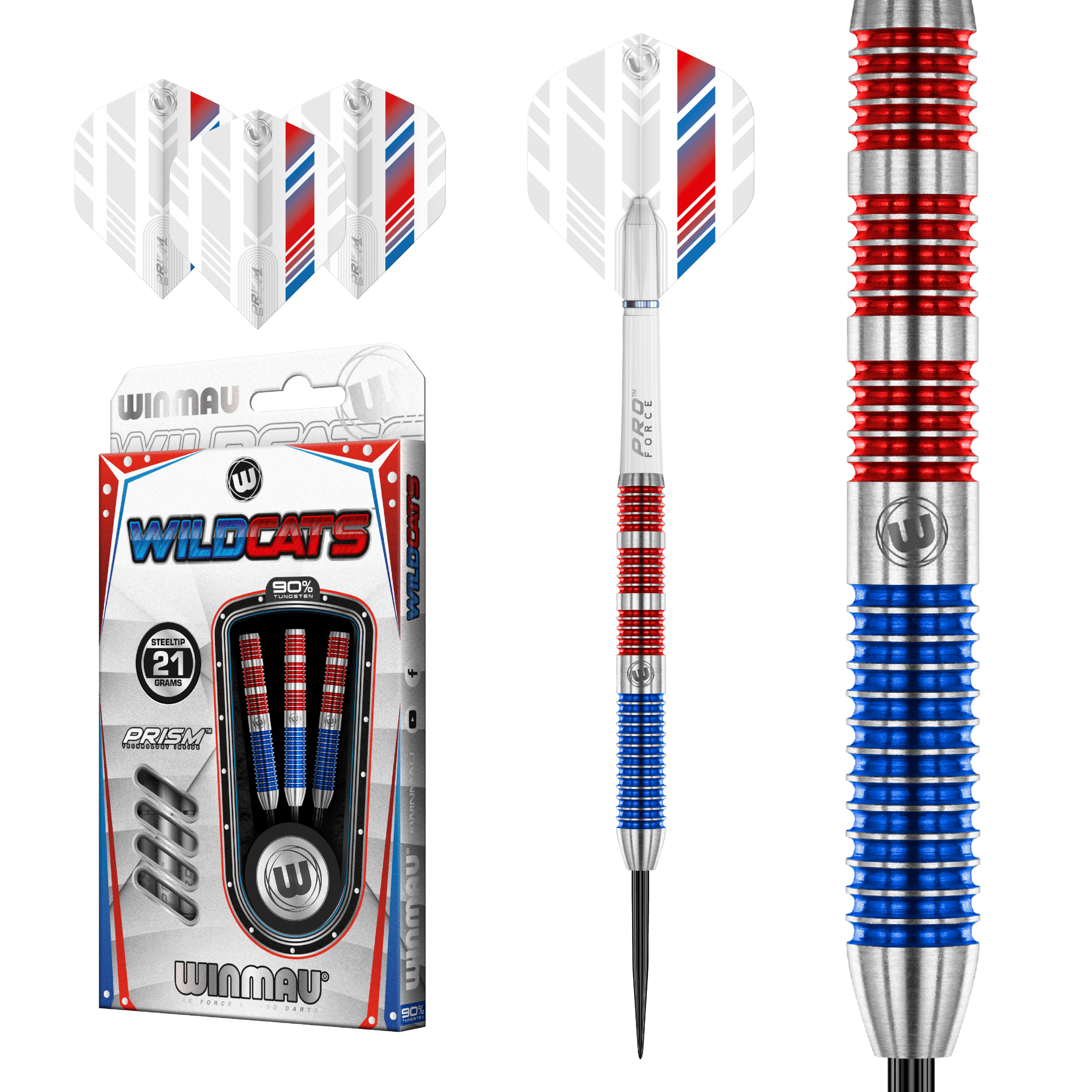 Winmau - Wildcats 90% - Sada Steel Šípok - Direct Darts - 2