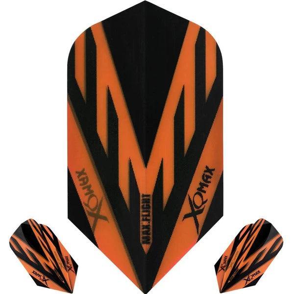 Xqmax - Max Flight - Oranžová - Slim - 100 Mikrón - Letky Na Šípky - Direct Darts - 1